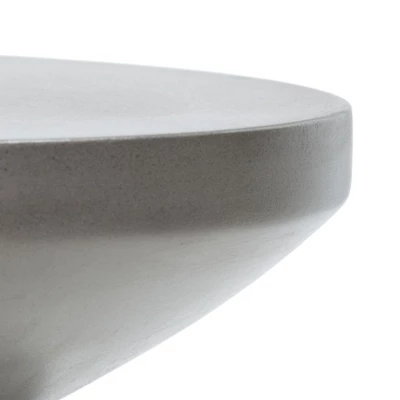 Katara Concrete Accent Stool - Safavieh 3 Katara Concrete Accent Stool - Safavieh