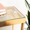 Leilani Palm Leaf Console Table - CNS2500A - Gold - Safavieh -Heaco GUEST f0e1f047 fc64 44b3 a1f0 4ae5be29d182