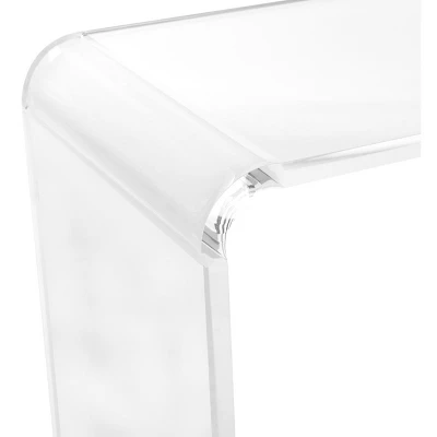 Atka Acrylic Console Table - FOX6016A - Clear - Safavieh Couture 6 Atka Acrylic Console Table - FOX6016A - Clear - Safavieh Couture - Image 4