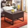 Kristie Contemporary Lift Top Coffee Table - Dark Oak/Black - Safavieh -Heaco GUEST f156806b bb69 4960 9b2a 2e755f825aa9
