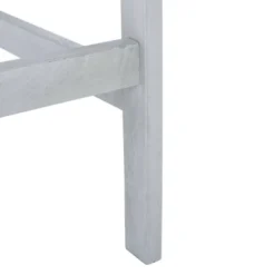 Pate 3pc Bistro Set - Gray/Beige/Navy - Safavieh -Heaco GUEST f376d32a be9b 4a0d bae8 20b724d7b700