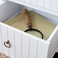 Tegan 2 Drawer Nighstand - White - Safavieh -Heaco GUEST f40bc6b2 47d4 4dc7 a191 0a3a035ed85a