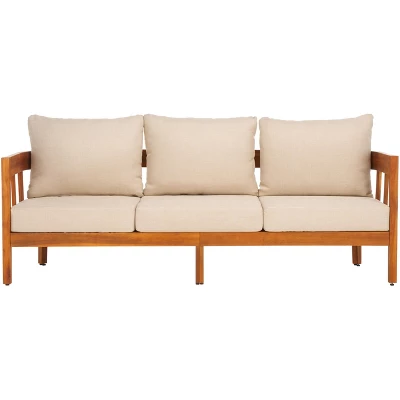 Owen 3 Seater Sofa - Indoor/Outdoor - PAT7091 - Natural/Taupe - Safavieh 13 Owen 3 Seater Sofa - Indoor/Outdoor - PAT7091 - Natural/Taupe - Safavieh - Image 11