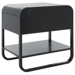 Yunis 1 Drawer 1 Open Shelf Nightstand - NST9205 - Safavieh -Heaco GUEST f545938e ca87 4eaf 9839 158b340ce159