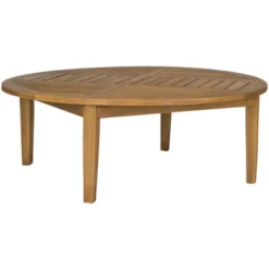 Danville Round Table - Indoor/Outdoor - PAT6715 - Natural - Safavieh -Heaco GUEST f6aff36d 25ab 43b8 9d3e 634028c2ae4c