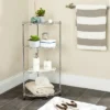 Damaris 4 Tier Corner Rack - Chrome - Safavieh -Heaco GUEST f884e547 bc5c 4e1f bd02 4caa89a4ece4