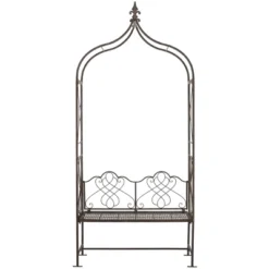 Eloise Arbor Bench - Outdoor - Safavieh -Heaco GUEST f93d9332 aa0f 4a5f b365 4286ae36d417