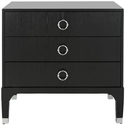 Lorna 3 Drawer Nightstand - FOX6232 - Safavieh Couture 11 Lorna 3 Drawer Nightstand - FOX6232 - Safavieh Couture - Image 9
