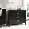 Hannon 3 Drawer Nightstand - FOX6306 - Safavieh Couture